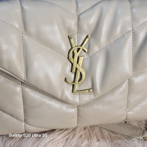 YSL Lou Puffer Shoulder Bag in Quilted Leather - Picture 2 of 8